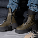 Brodequin Vert | Chaussette