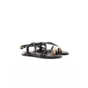Sandal Noire | Gold Accent