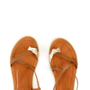 Sandal Camel | Gold Accent