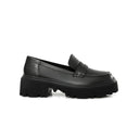 Chunky Penny Loafer Noire