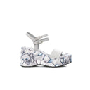 Wedge Sandal Gris Claire | Floral Sole