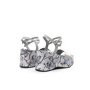 Wedge Sandal Gris Claire | Floral Sole