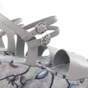 Wedge Sandal Gris Claire | Floral Sole