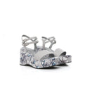 Wedge Sandal Gris Claire | Floral Sole