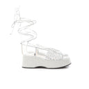 Strappy Flatform Sandal Argent