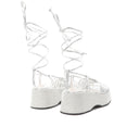 Strappy Flatform Sandal Argent