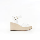 Wedge Sandal Blanc | Textured Sole