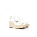 Wedge Sandal Blanc | Textured Sole