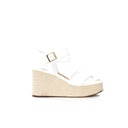 Wedge Sandal Blanc | Textured Sole