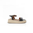 Flatform Sandal Noire