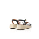Flatform Sandal Noire