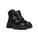 Brodequin Croco Noir