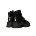 Brodequin Croco Noir