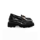 Chunky Loafer Obsidian | Detaliu Auriu