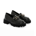 Chunky Loafer Obsidian | Detaliu Auriu