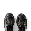 Chunky Loafer Obsidian | Detaliu Auriu