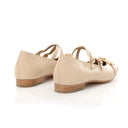 Ballerina Mary Jane Crème | Fundiță Fluture