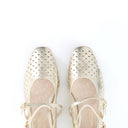 Ballerina Mary Jane Doré | Textura Ajourée